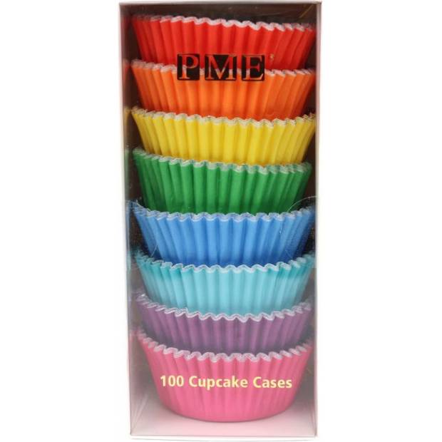 100ks barevných košíčků na muffiny