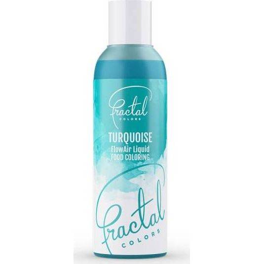 Airbrush barva tekutá Fractal - Turquoise (100 ml) 6112 dortis