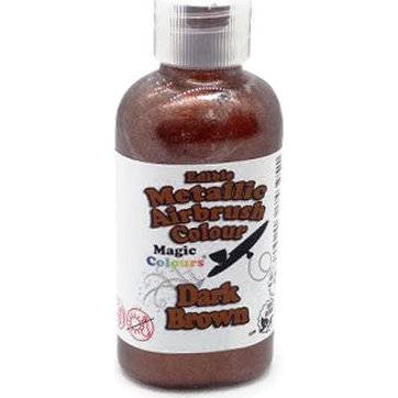 Airbrush barva perleťová Magic Colours (55 ml) Dark Brown ABMBRN dortis