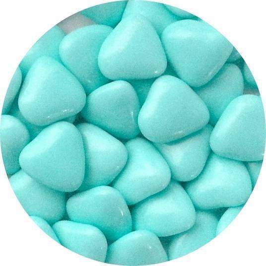 Čokoládová srdíčka modrá (50 g) AMO015 dortis