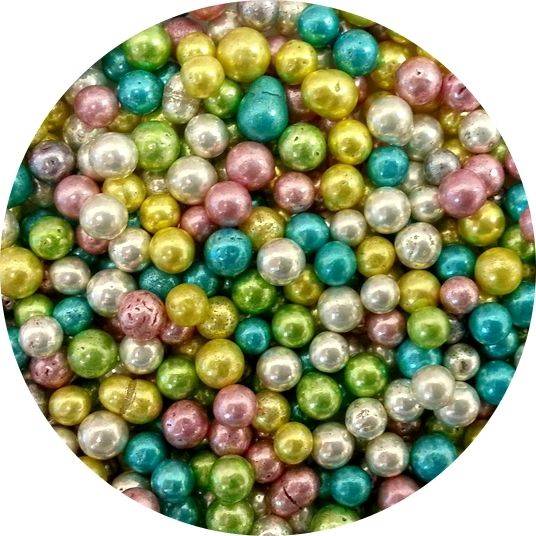 Cukrové perly duhové (50 g) CRI02 dortis