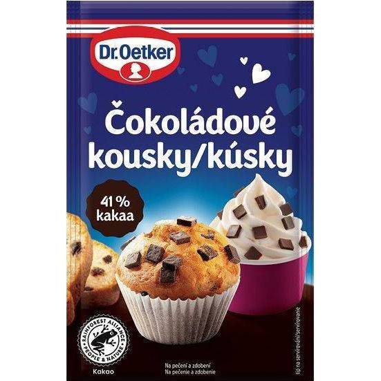 Dr. Oetker Čokoládové kousky 41% (70 g)