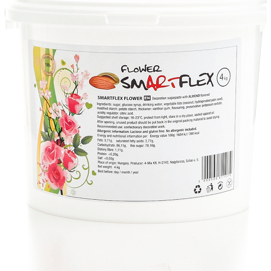 Smartflex Flower Mandle 4 kg (Modelovací hmota na výrobu květin) 0060 dortis