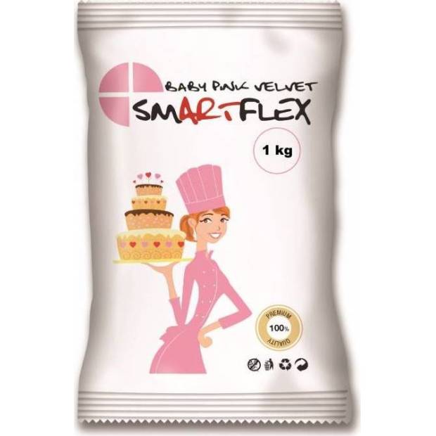 Smartflex Baby Pink Velvet Vanilka 1 kg v sáčku 0305 dortis