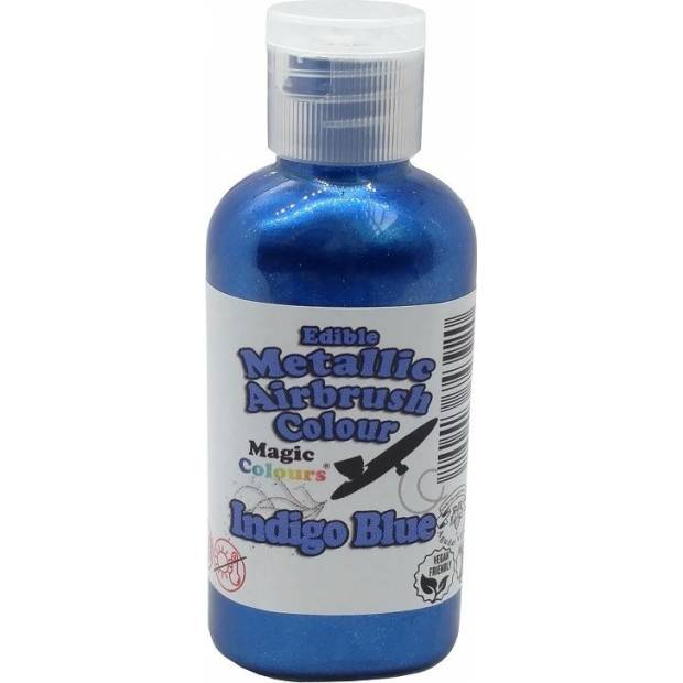 Airbrush barva perleťová Magic Colours (55 ml) Indigo Blue ABMIND dortis