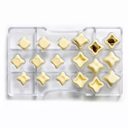 Forma na čokoládu hvězdy 20x12x1,2cm