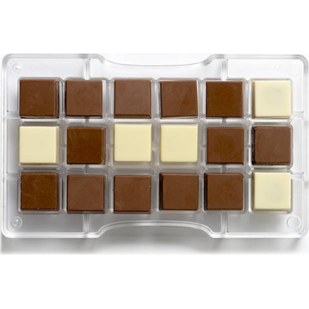 Čokoládová forma čtverce 20x12x2cm