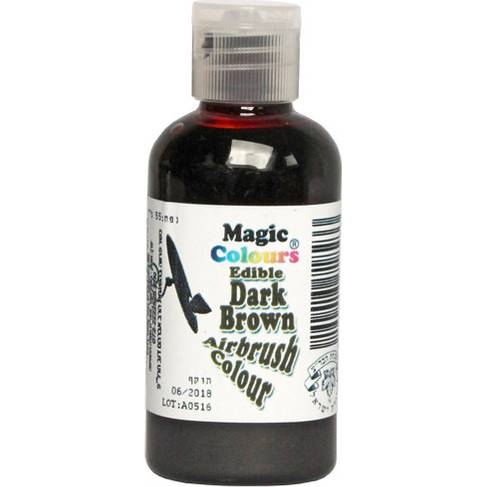 Airbrush barva Magic Colours (55 ml) Dark Brown ABBRN dortis