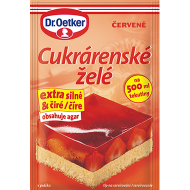 Dr. Oetker Cukrárenské želé červené (10 g) DO0086 dortis