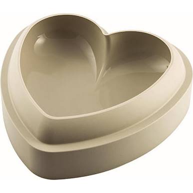 Silikonová forma na pečení 3D Batticuore - Srdce 1,5l