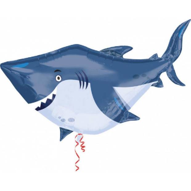 Fóliový balónek žralok 101x81cm