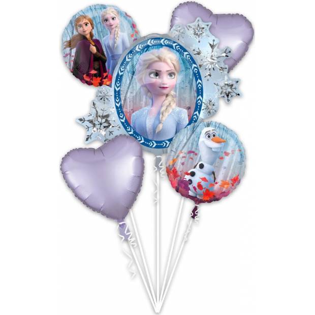 Fóliové balónky sada 5ks Frozen 2