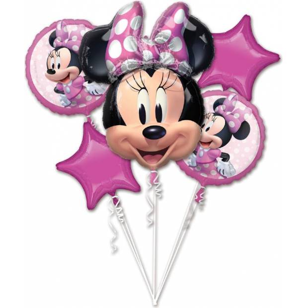 Fóliový balónek 5ks Minnie