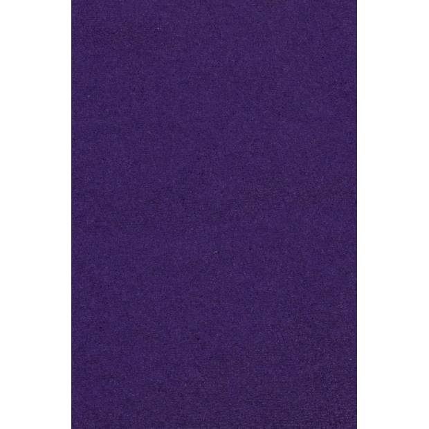 Ubrus na stůl tmavě fialový - plast - 137x274 cm
