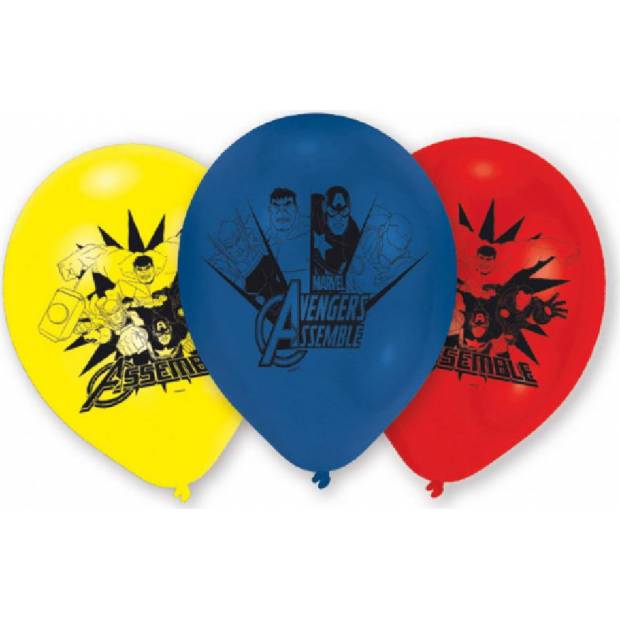 Latexový balónek Avengers 6ks 22,8cm