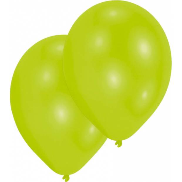 Latexové balónky limetkově zelené 10ks 27,5cm