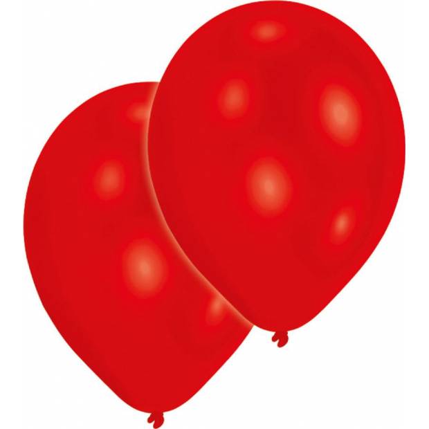 Latexové balónky červené 10ks 27,5cm
