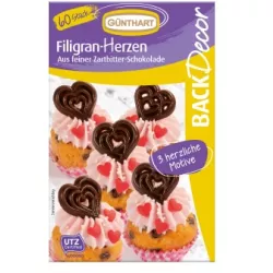 Čokoládová srdíčka 3 motivy 60ks