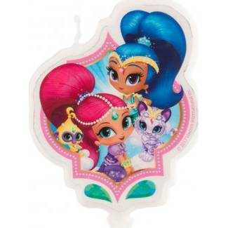 Svíčka na dort Shimmer and Shine 7cm