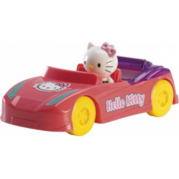 Figurka na dort Hello Kitty v autě 11cm