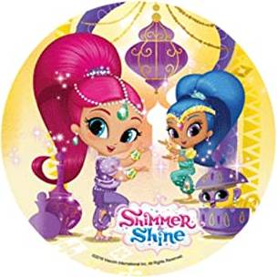 Jedlý papír Shimmer and Shine v paláci