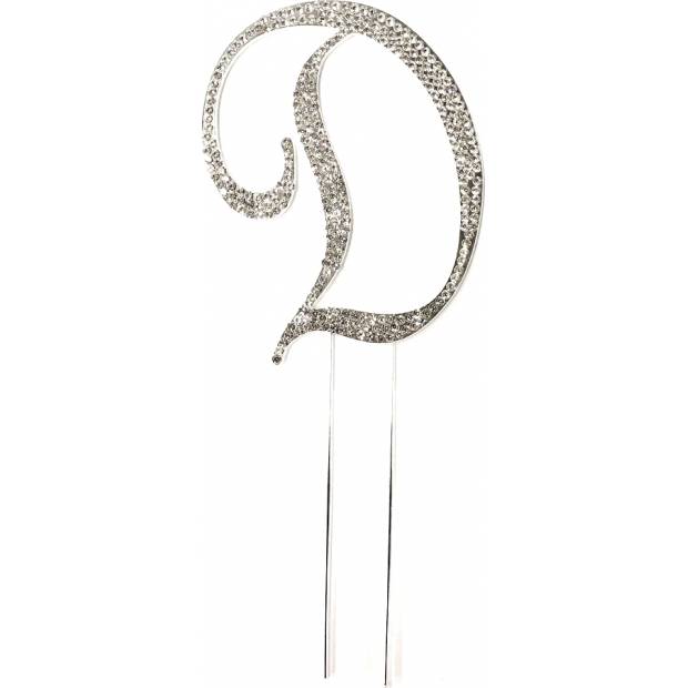 Zapichovací dekorace Písmeno D 11 cm STB04 dortis