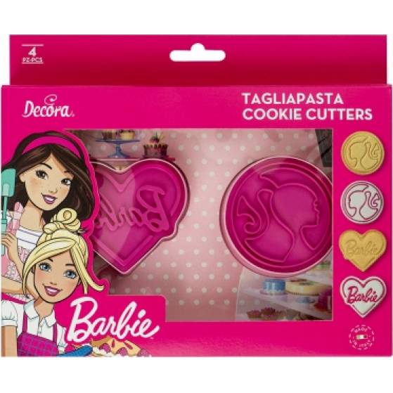 Sada vykrajovátek Barbie 2ks 6cm