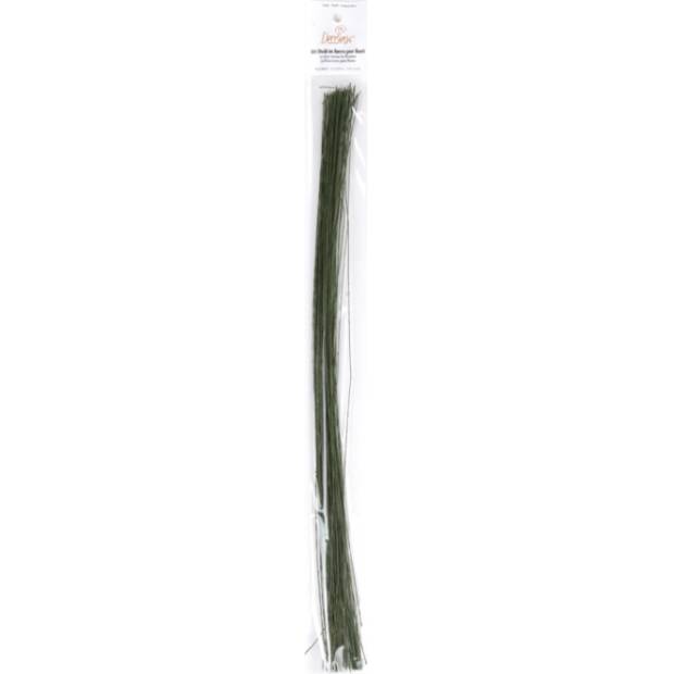 Květinové drátky zelené 50ks 40cm