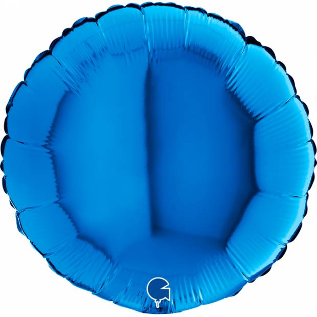 Nafukovací balónek kulatý 46cm tmavě modrý