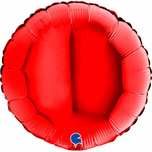 Nafukovací balónek kulatý 46cm červený