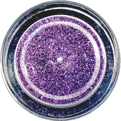 Dekorativní prachová glitterová barva Sugarcity (10 ml) Lilac Glitter 5788 dortis