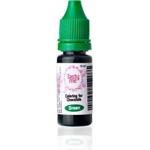 Tekutá barva do čokolády Tasty Me (10 ml) Green 5834 dortis