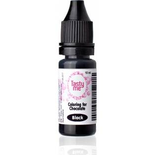 Tekutá barva do čokolády Tasty Me (10 ml) Black 5837 dortis