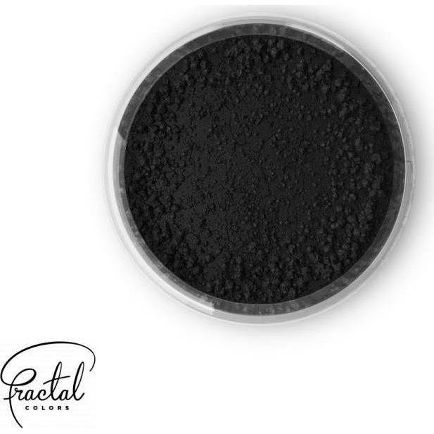 Jedlá prachová barva Fractal - Black (1,5 g) 6161 dortis
