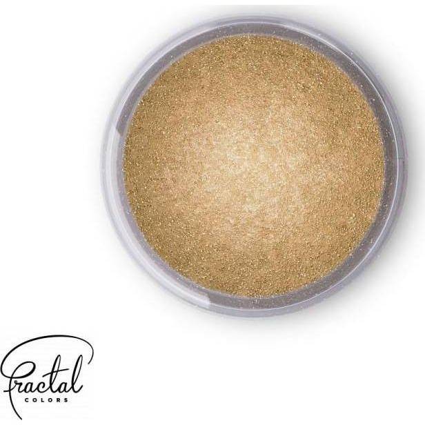 Jedlá prachová perleťová barva Fractal - Antique Gold (3,5 g) 6174 dortis