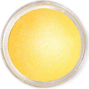 Jedlá prachová perleťová barva Fractal - Sunflower Yellow (1,5 g) 6243 dortis