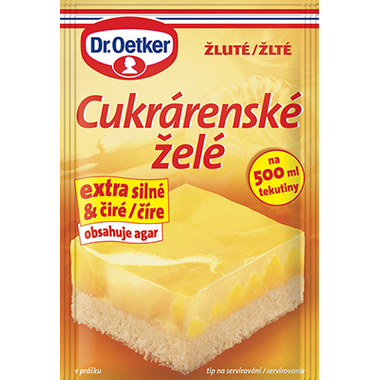 Dr. Oetker Cukrárenské želé žluté (10 g) DO0087 dortis
