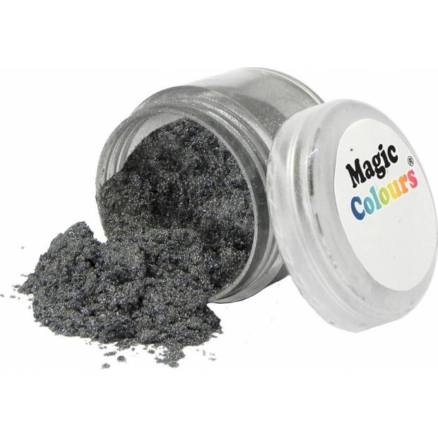 Jedlá prachová perleťová barva Magic Colours (8 ml) Black Pearl LDBLK dortis