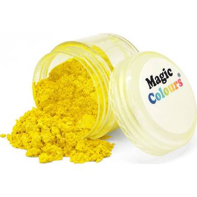 Jedlá prachová perleťová barva Magic Colours (8 ml) Yellow Light LDYEL dortis