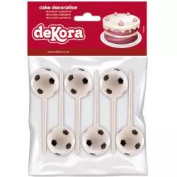 Zápich do dortu, nebo cupcakes - fotbalové míče