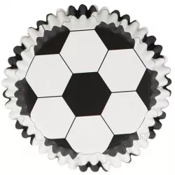 Košíčky na cupcaky 30ks - fotbalový míč