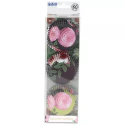 Košíčky na cupcaky 60ks - květiny