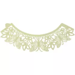 Ozdobný límec na cupcaky 12ks motýl