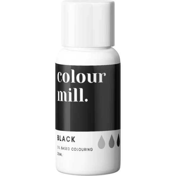 Olejová barva 20ml vysoce koncentrovaná černá