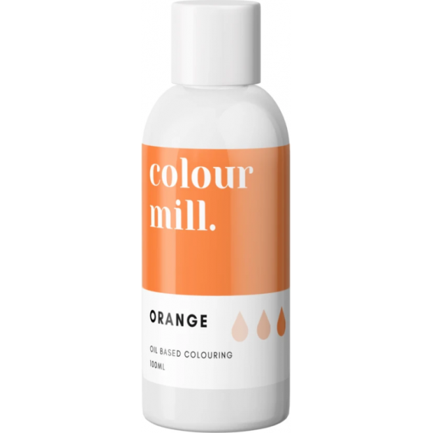 Olejová barva 100ml vysoce koncentrovaná oranžová