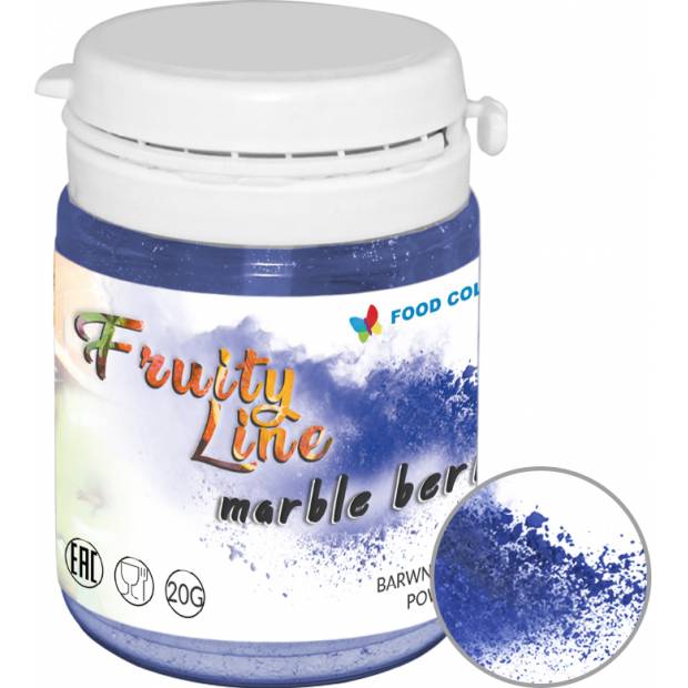 Přírodní prášková barva Food Colours FruityLine (20 g) Marble Berry WS-PN-056 dortis