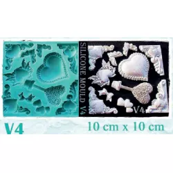 Silikonová forma srdce