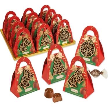 Čokoládové pralinky ve vánočním balení 45g