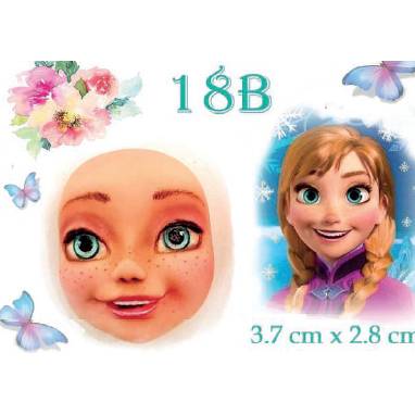 Silikonová forma obličej Anna Frozen