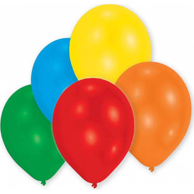 Latexové balónky barevné 50ks 27,5cm